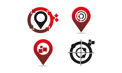 Fototapeta premium Global Positioning System Set