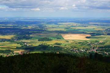 Fototapeta premium moravian landscape from tower