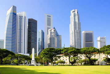 Obraz premium Centrum biznesowe Singapuru