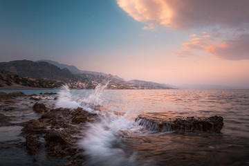 Beautiful dynamic seascape