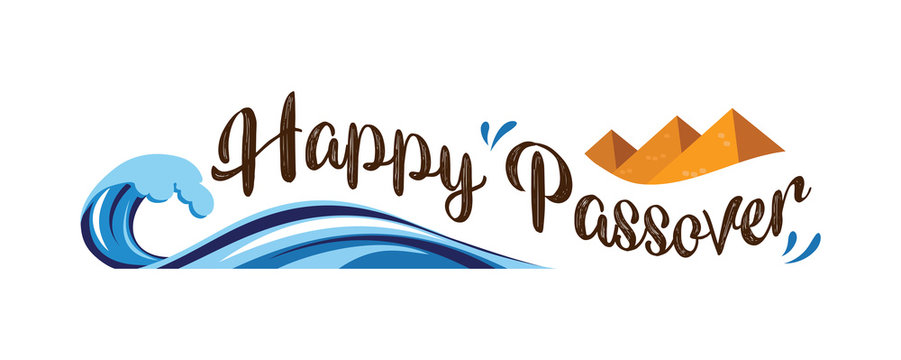 Happy Passover Abstract Banner. Vector Illustration