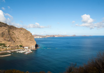 Fototapeta premium Machico bay on the east coast of Madeira Island, Portugal