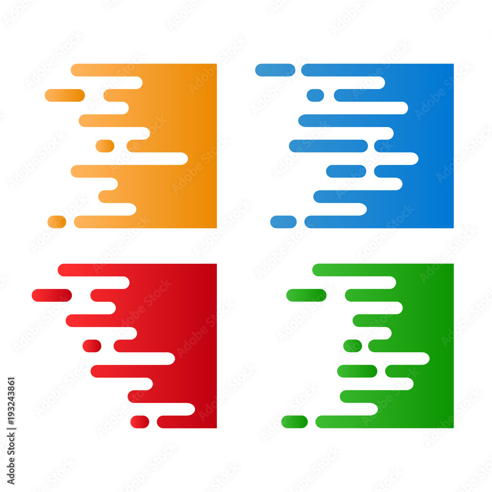 Poster speed lines isolated. motion effect. black lines on white background.