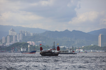 Stonecutters bridge view from Kennedy Town
