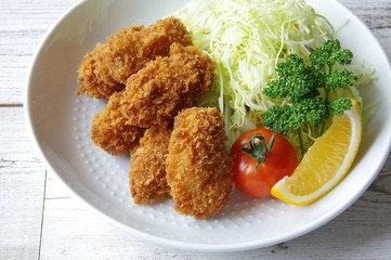 牡蠣フライ　和食