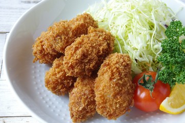 牡蠣フライ　和食
