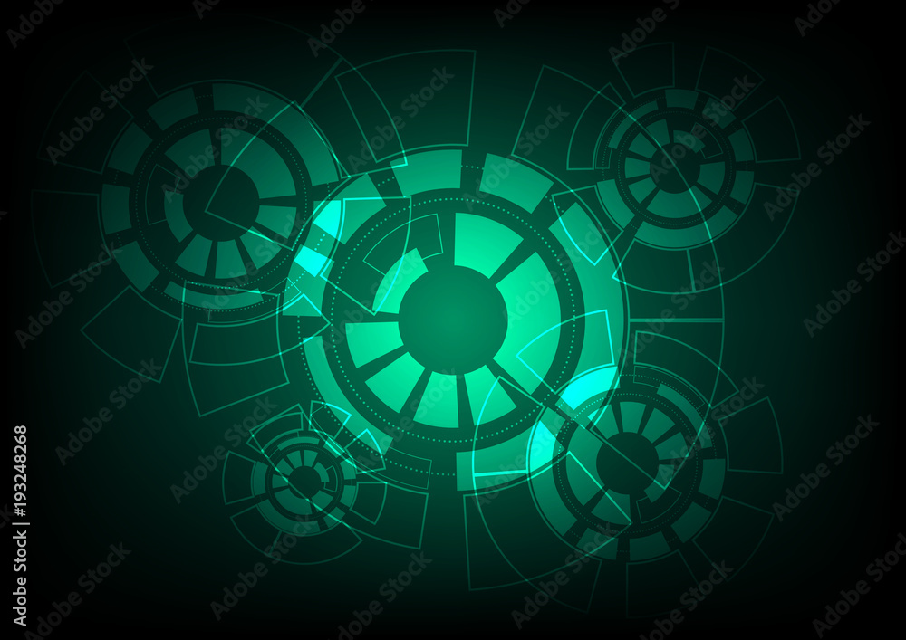 Poster abstract vector background technology concept.