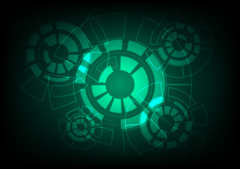 Abstract Vector Background Technology Concept.