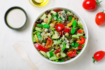 Healthy Vegetarian Salad, Delicious Vegan Meal