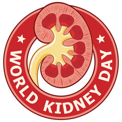World Kidney Day label