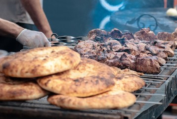 SHASHLYK AND LAVASH ON MANGAL BY LARGE PLAN