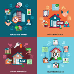 Fototapeta premium Real Estate Icon Set