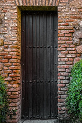 medieval wooden door