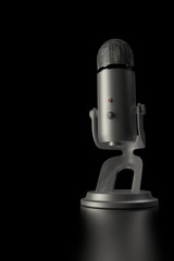 Isolated Microphone illustration
