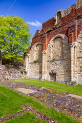St Augustines Abbey Benedictine monastery remains in Canterbury Kent Southern England UK
