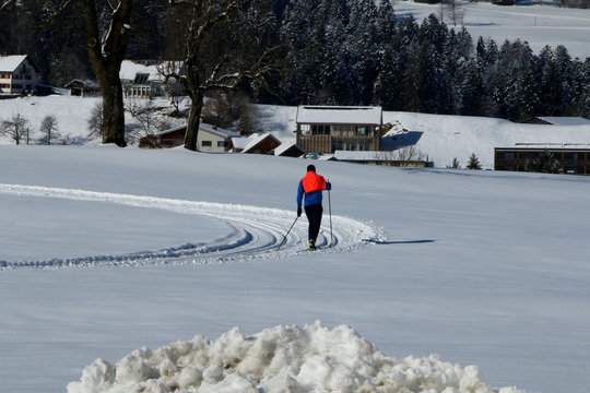 Cross-country skiing, Langlaufen