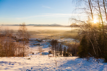 Morning in the mountains