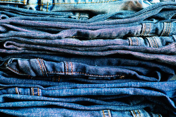 Denim. Jeans background. Denim jeans texture or denim jeans background.