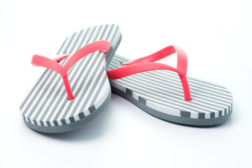 Flip flops isolated on white background