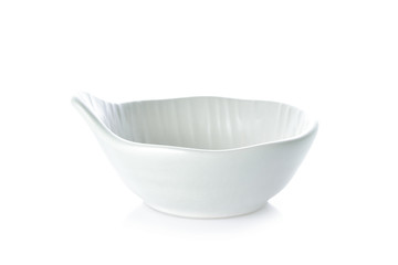 Dipping bowl on white background