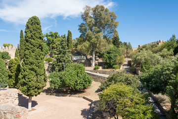 View of the Gibralfaro courtyard