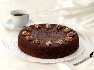 Torta cioccolato e noci