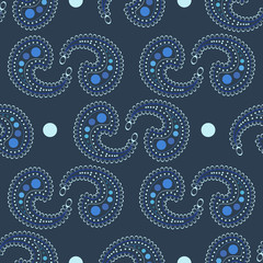 Seamless background in the asian style