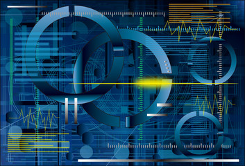 抽象的な仮想グラフィックタッチユーザインタフェース