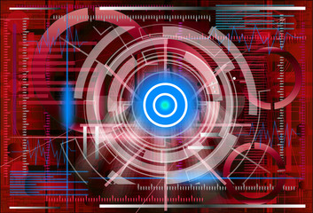 抽象的な仮想グラフィックタッチユーザインタフェース