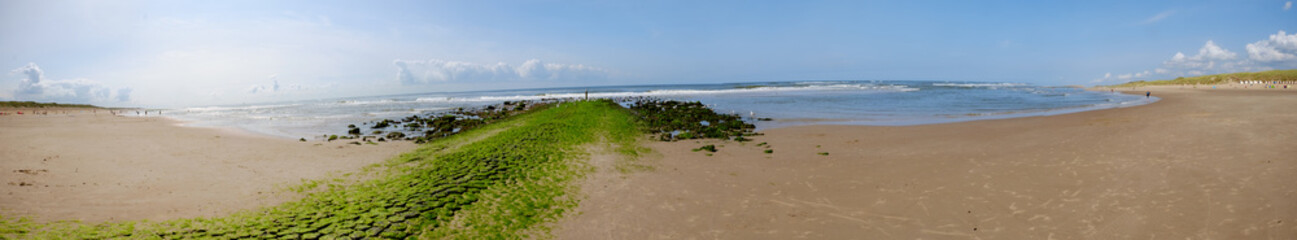 Panorama des Strandes von Schoorl aan Zee/NL