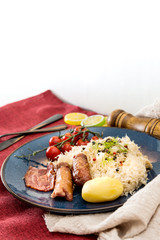 Central and Eastern European cuisines choucroute - sauerkraut with riesling