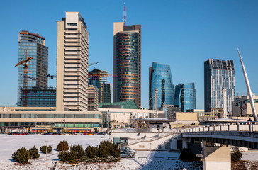 Fototapeta na wymiar Vilnius Skyscreapers
