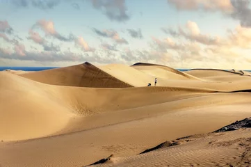 Zelfklevend Fotobehang National park of Maspalomas sand dunes. Gran Canaria, Canary islands, Spain © Valery Bareta