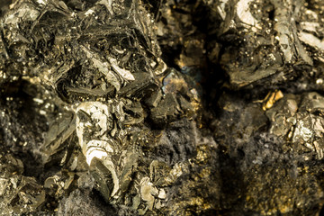 Shining gold and black background