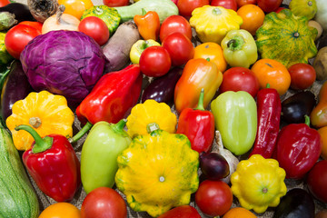 Fototapeta na wymiar assortment of vegetables
