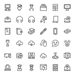 Flat icon set