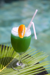 Ice cocktail cosmopolitan.