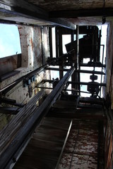 Old abandoned industrial building