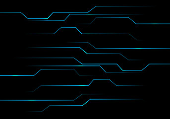 Abstract blue circuit light technology power design modern futuristic background vector illustration.