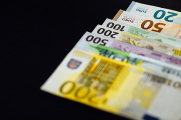 Background of the money. Euro and Dollar.