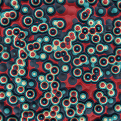 Colorful topographic dented surface background