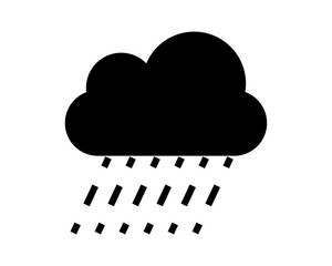 Rain icon pictogram vector