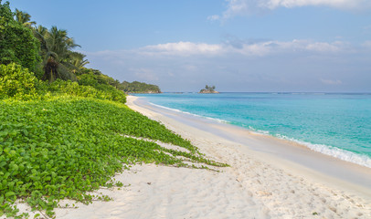 Anse Royale Sandstrand auf Mahe Seychellen