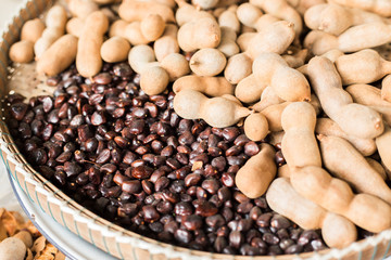 brown tamarind and seed them