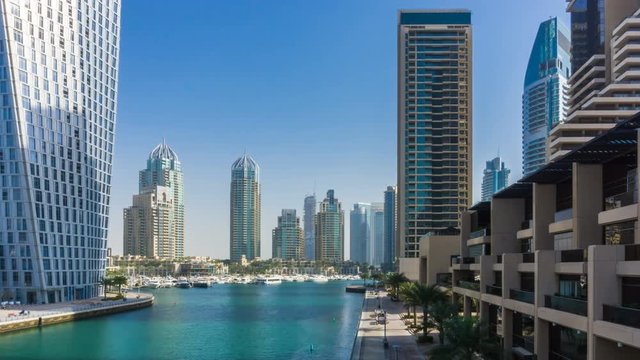 Water canal in Dubai Marina