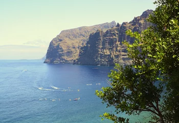Rolgordijnen View of Los Gigantes cliffs in Tenerife,Canary Islands,Spain. © svf74