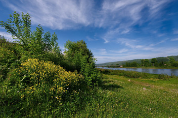 Russia. The South Of Western Siberia. Summer in the taiga rivers, Mountain Shoria.