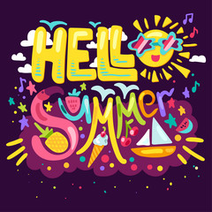 Hello Summer Concept