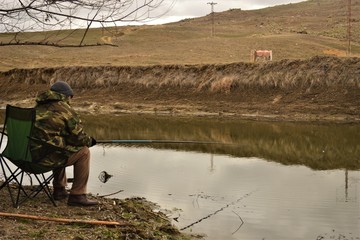 hobby fishing is an enjoyable one made with fresh water and fishing on the lake.