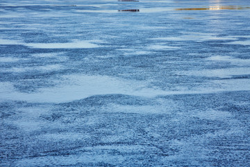 Water surface with ripples
